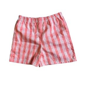 Peach Palaka Kids Shorts